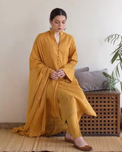 SAFFRON GOLD | 3-Pc Stitched Embroidered Outfit