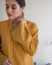 SAFFRON GOLD | 3-Pc Stitched Embroidered Outfit
