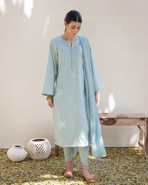 SERENE | 3-Piece Stitched Embroidered Outfit