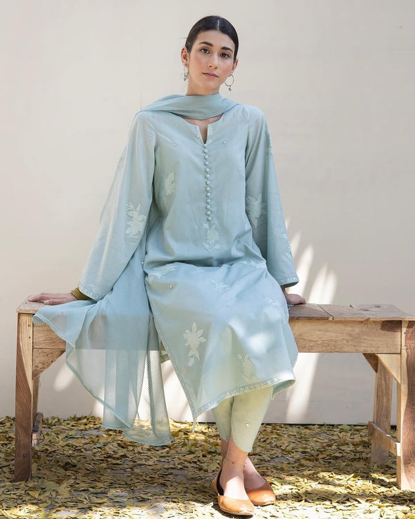 SERENE | 3-Piece Stitched Embroidered Outfit